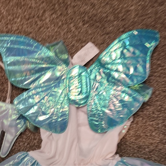 Tooth Fairy Costume iridescent Blue White Fairy Costume size small - Picture 6 of 8